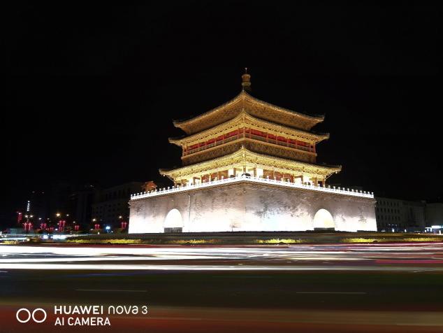 大唐古都，歷史悠久，華為nova3為你紀(jì)錄西安夜景之美