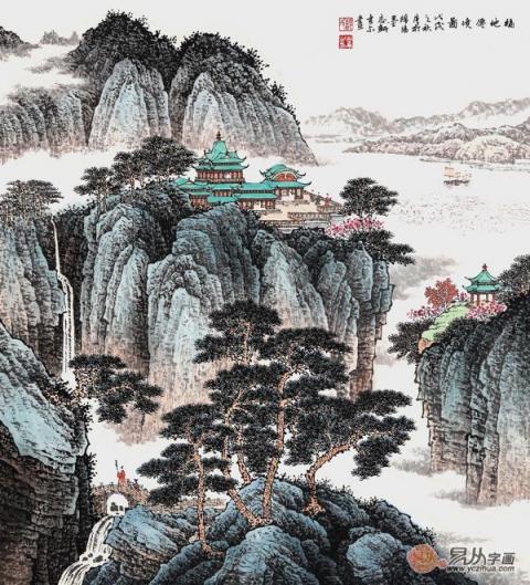 許吉爾山水畫作品如何？許吉爾國(guó)畫山水市場(chǎng)價(jià)格多少！