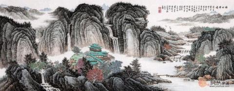 許吉爾山水畫作品如何？許吉爾國(guó)畫山水市場(chǎng)價(jià)格多少！