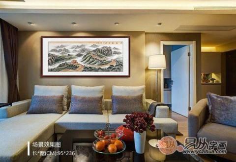 客廳沙發(fā)墻掛畫(huà)推薦！五幅山水國(guó)畫(huà)打造不同美麗的家！