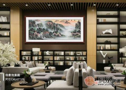 客廳沙發(fā)墻掛畫(huà)推薦！五幅山水國(guó)畫(huà)打造不同美麗的家！