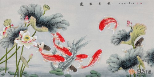 客廳裝修設(shè)計(jì)離不開(kāi)一幅字畫(huà)，國(guó)畫(huà)花鳥(niǎo)畫(huà)打造溫馨和諧氛圍
