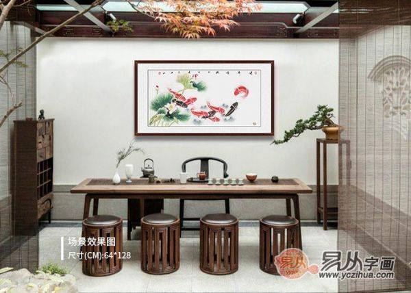 客廳墻面掛什么字畫好，這些花鳥國畫是很經(jīng)典的選擇