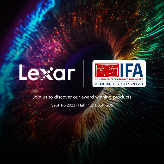 德國IFA2023舉辦在即！ Lexar雷克沙攜旗下多款重磅新品亮相展會(huì)！