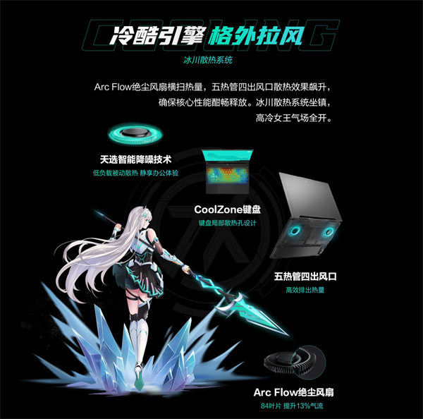 HX55標壓處理器+16”四邊窄電競屏 華碩天選5Pro新系列游戲本上架預約