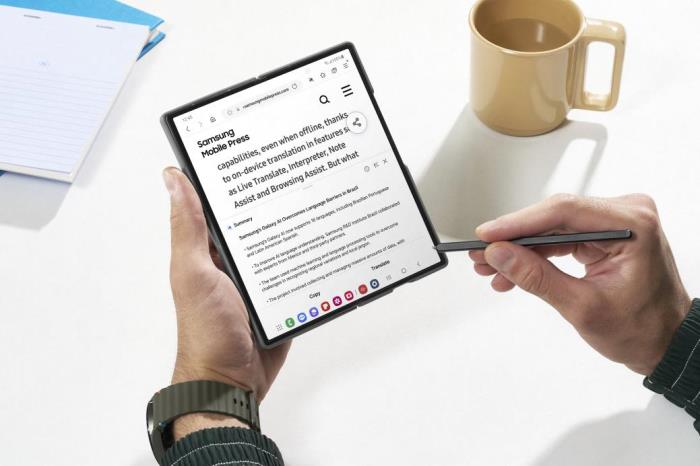 透過Galaxy Z Fold6 探索三星引領(lǐng)折疊屏手機的創(chuàng)新之路
