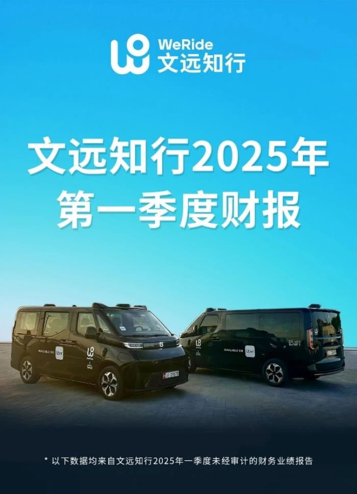 全球Robotaxi第一股文遠(yuǎn)知行交出亮眼答卷：Q1毛利率35%持續(xù)領(lǐng)跑行業(yè)